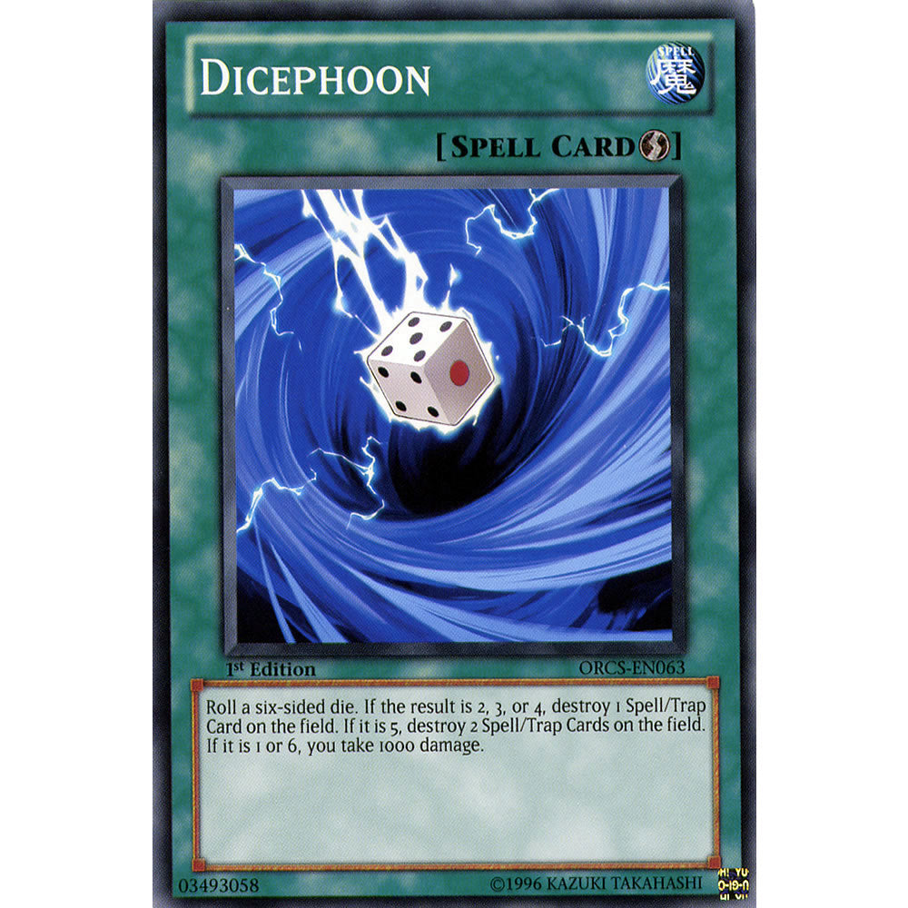 Dicephoon ORCS-EN063 Yu-Gi-Oh! Card from the Order of Chaos Set
