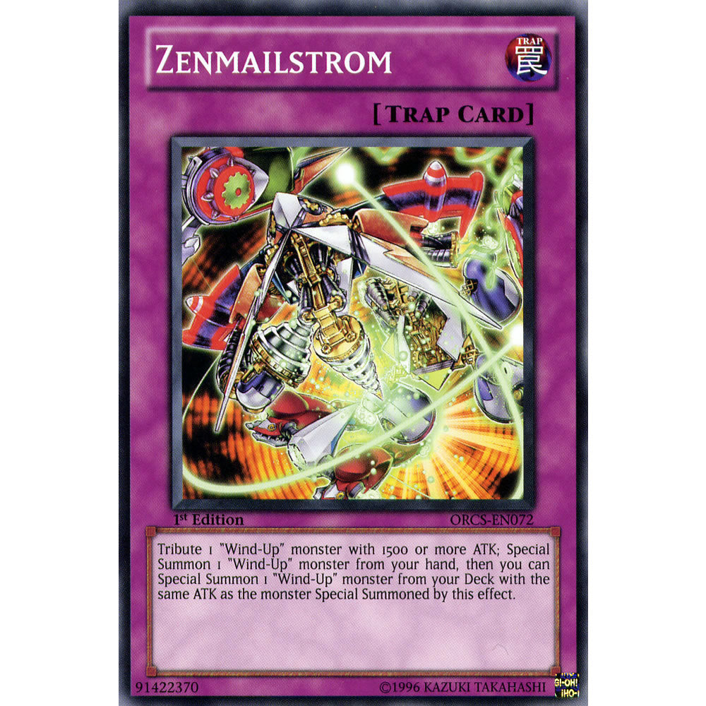Zenmailstrom ORCS-EN072 Yu-Gi-Oh! Card from the Order of Chaos Set