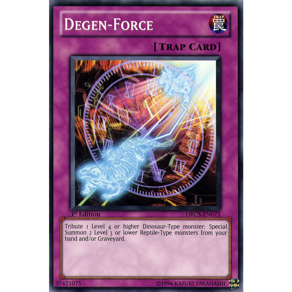 Degen-Force ORCS-EN073 Yu-Gi-Oh! Card from the Order of Chaos Set