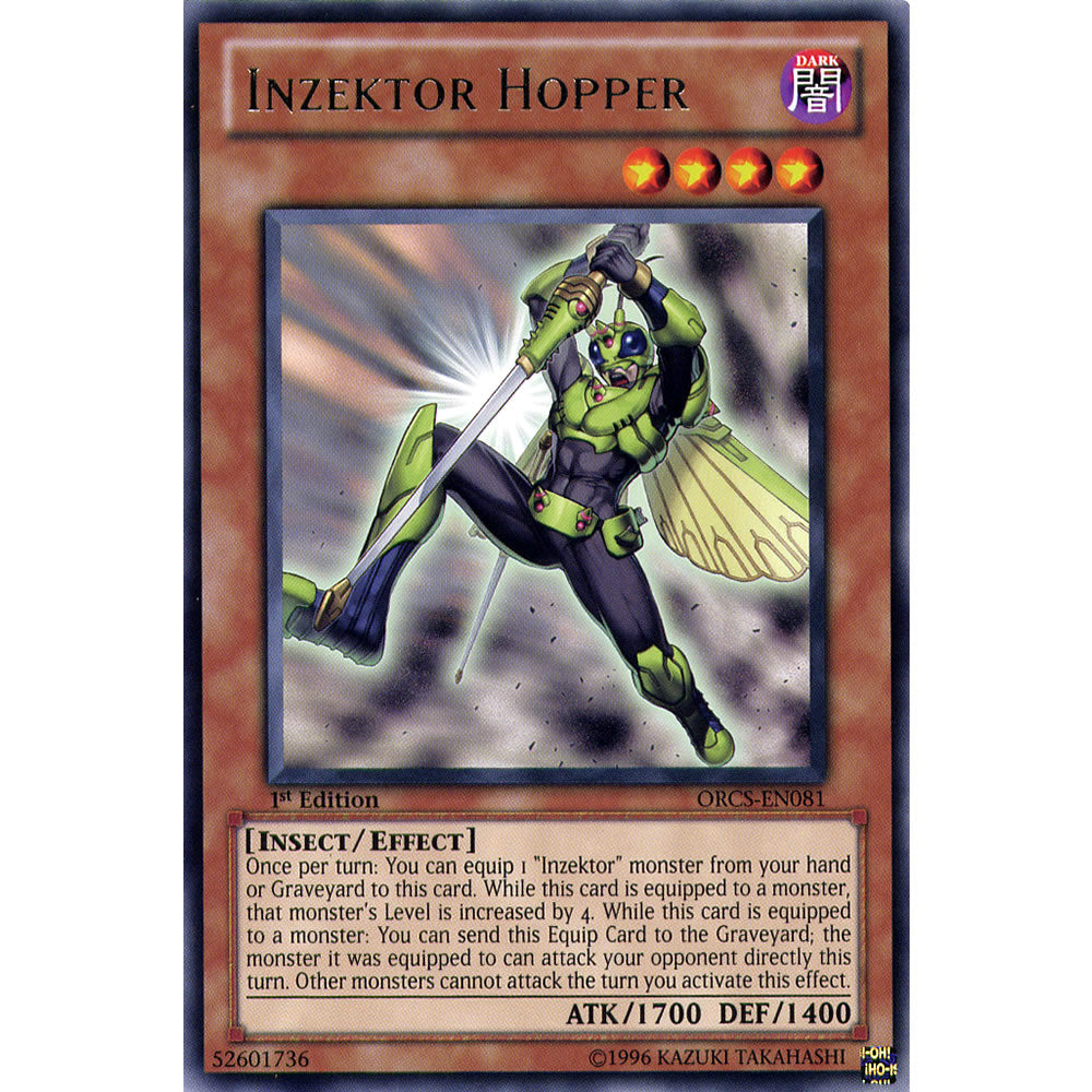 Inzektor Hopper ORCS-EN081 Yu-Gi-Oh! Card from the Order of Chaos Set