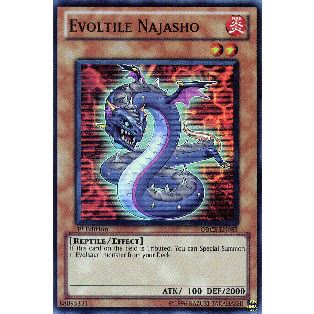 Evoltile Najasho ORCS-EN083 Yu-Gi-Oh! Card from the Order of Chaos Set