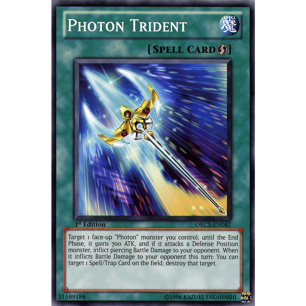 Photon Trident ORCS-EN087 Yu-Gi-Oh! Card from the Order of Chaos Set