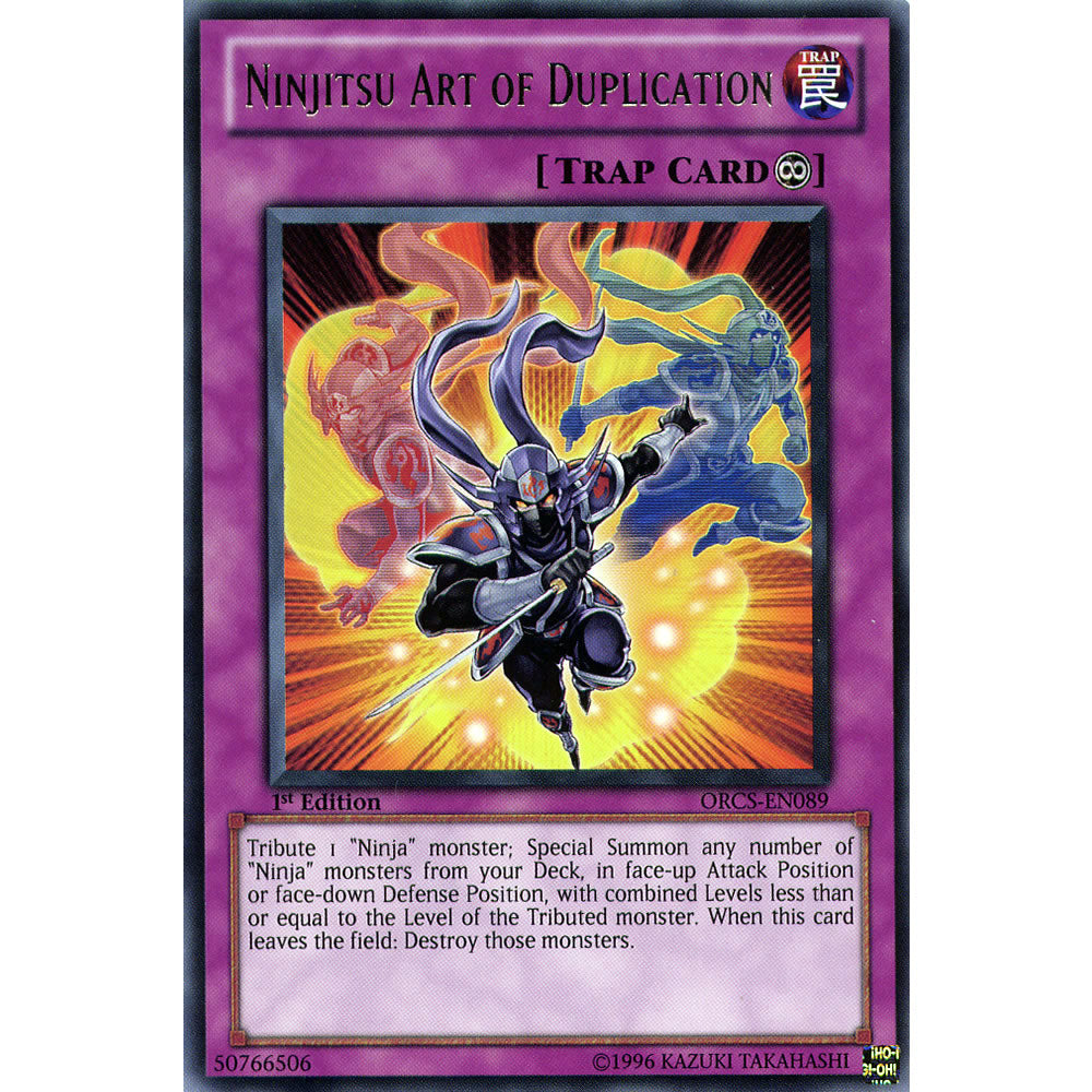 Ninjitsu Art of Duplication ORCS-EN089 Yu-Gi-Oh! Card from the Order of Chaos Set