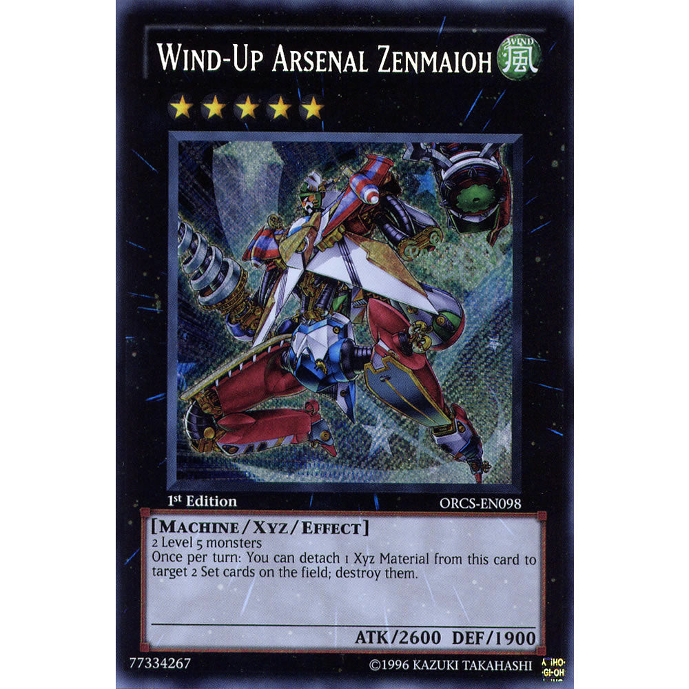 Wind-Up Arsenal Zenmaioh ORCS-EN098 Yu-Gi-Oh! Card from the Order of Chaos Set