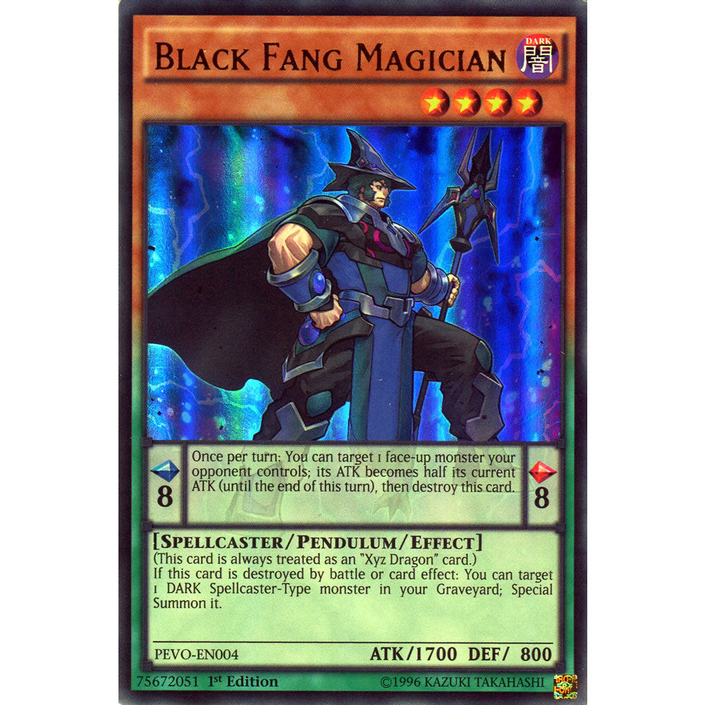 Black Fang Magician PEVO-EN004 Yu-Gi-Oh! Card from the Pendulum Evolution Set