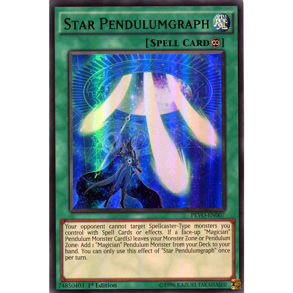 Star Pendulumgraph PEVO-EN007 Yu-Gi-Oh! Card from the Pendulum Evolution Set