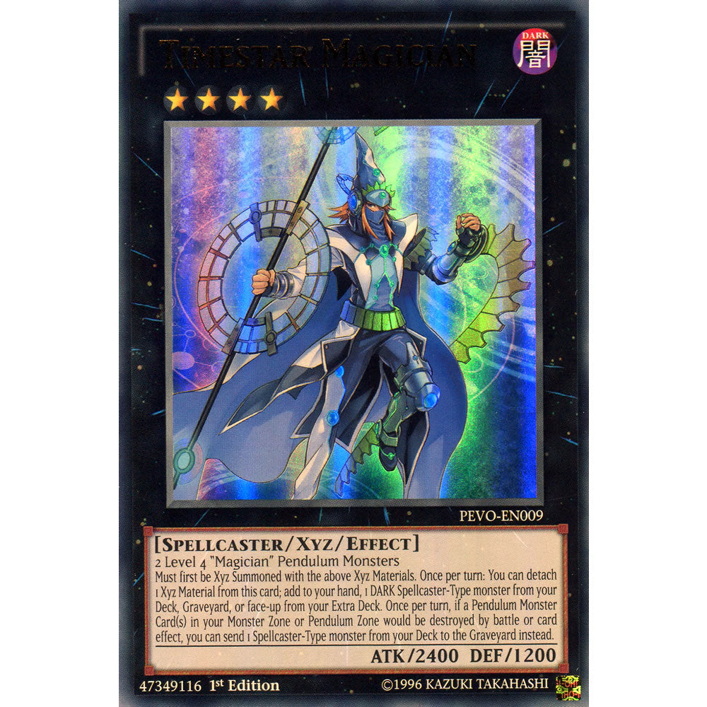 Timestar Magician PEVO-EN009 Yu-Gi-Oh! Card from the Pendulum Evolution Set