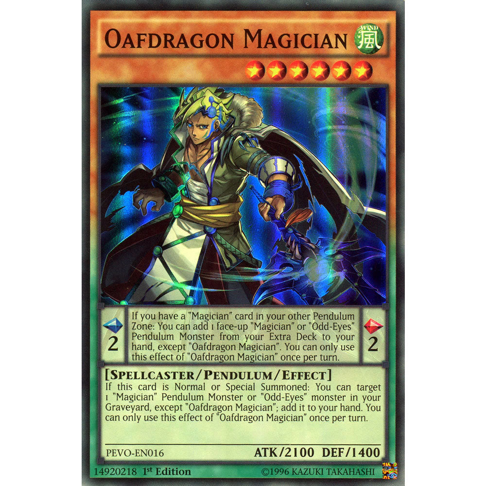 Oafdragon Magician PEVO-EN016 Yu-Gi-Oh! Card from the Pendulum Evolution Set