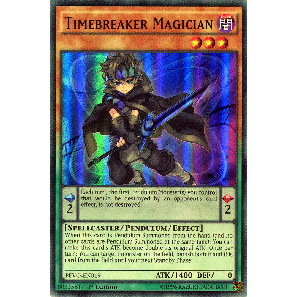 Timebreaker Magician PEVO-EN019 Yu-Gi-Oh! Card from the Pendulum Evolution Set