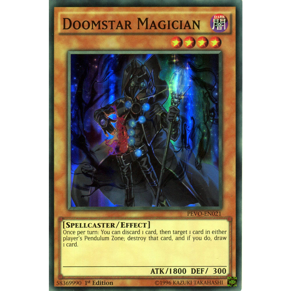 Doomstar Magician PEVO-EN021 Yu-Gi-Oh! Card from the Pendulum Evolution Set