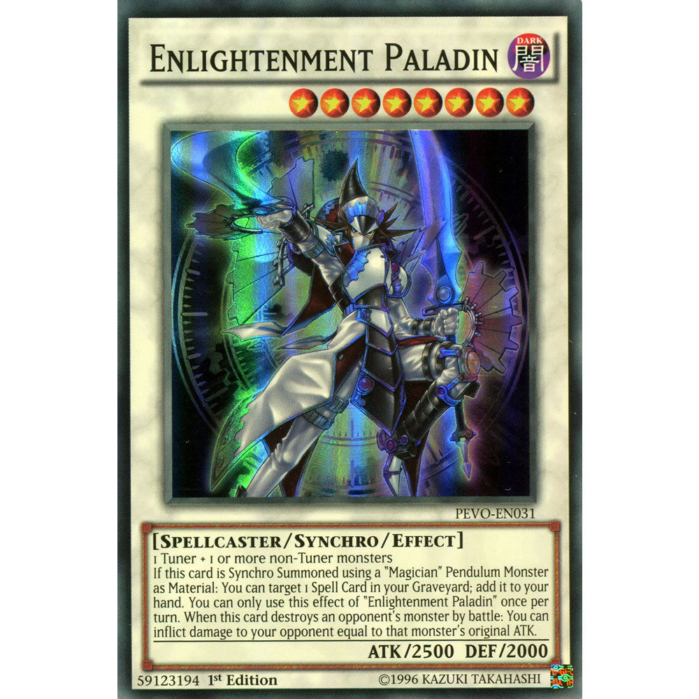 Enlightenment Paladin PEVO-EN031 Yu-Gi-Oh! Card from the Pendulum Evolution Set