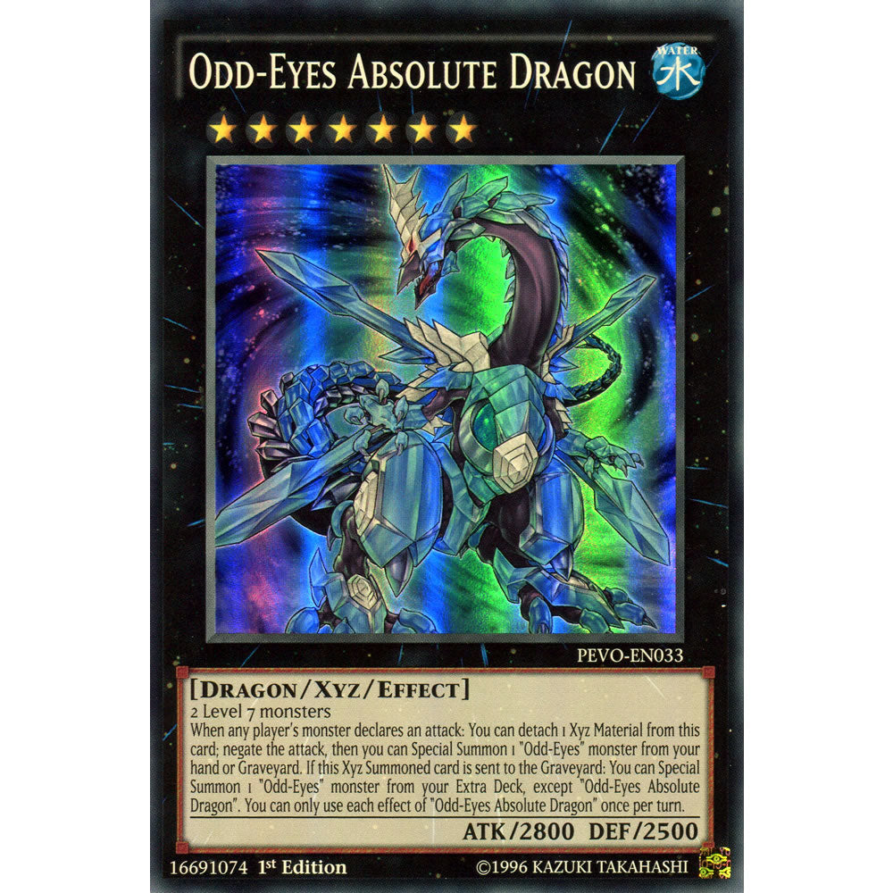 Odd-Eyes Absolute Dragon PEVO-EN033 Yu-Gi-Oh! Card from the Pendulum Evolution Set