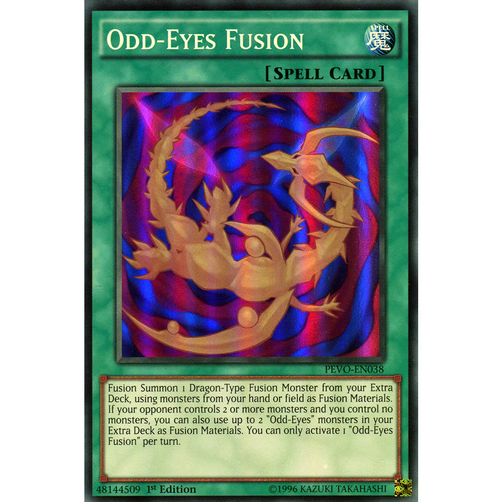 Odd-Eyes Fusion PEVO-EN038 Yu-Gi-Oh! Card from the Pendulum Evolution Set
