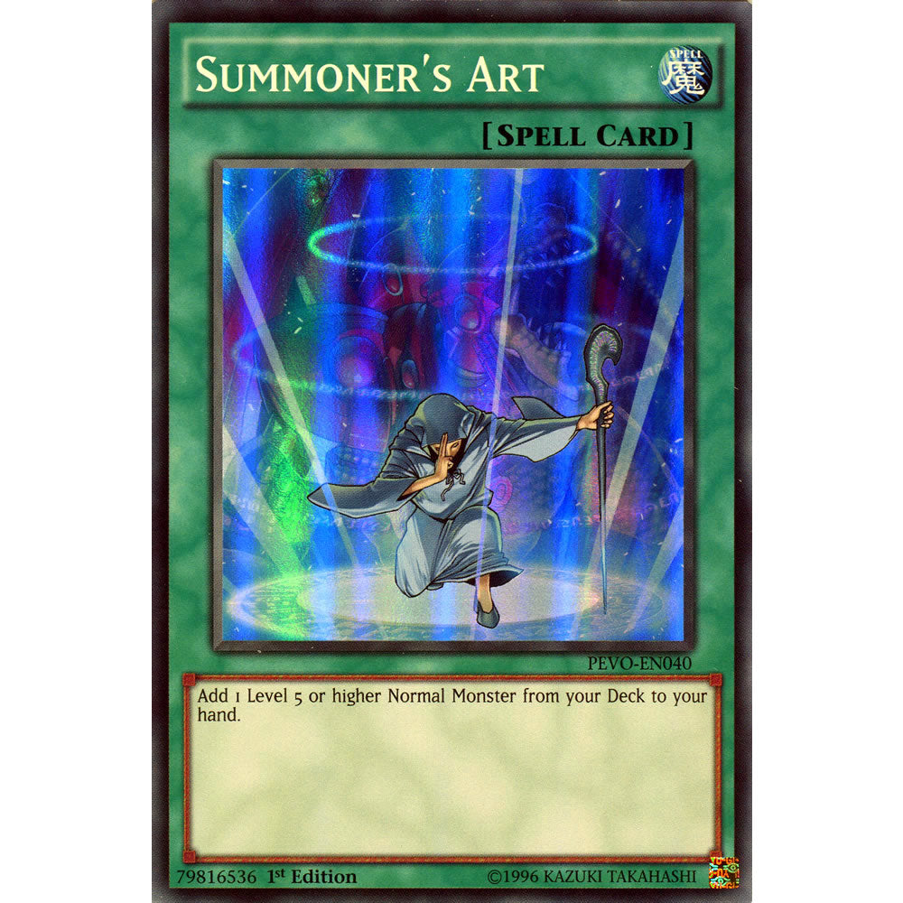 Summoner's Art PEVO-EN040 Yu-Gi-Oh! Card from the Pendulum Evolution Set