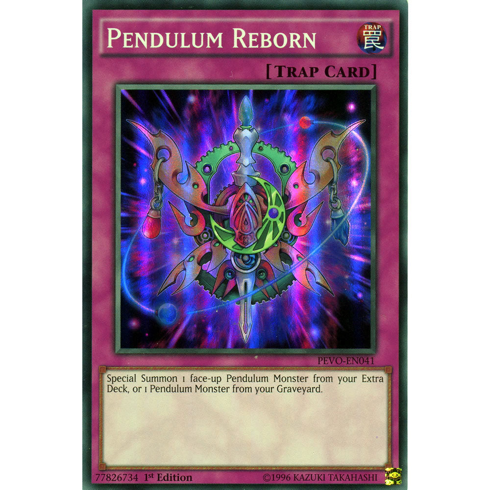 Pendulum Reborn PEVO-EN041 Yu-Gi-Oh! Card from the Pendulum Evolution Set