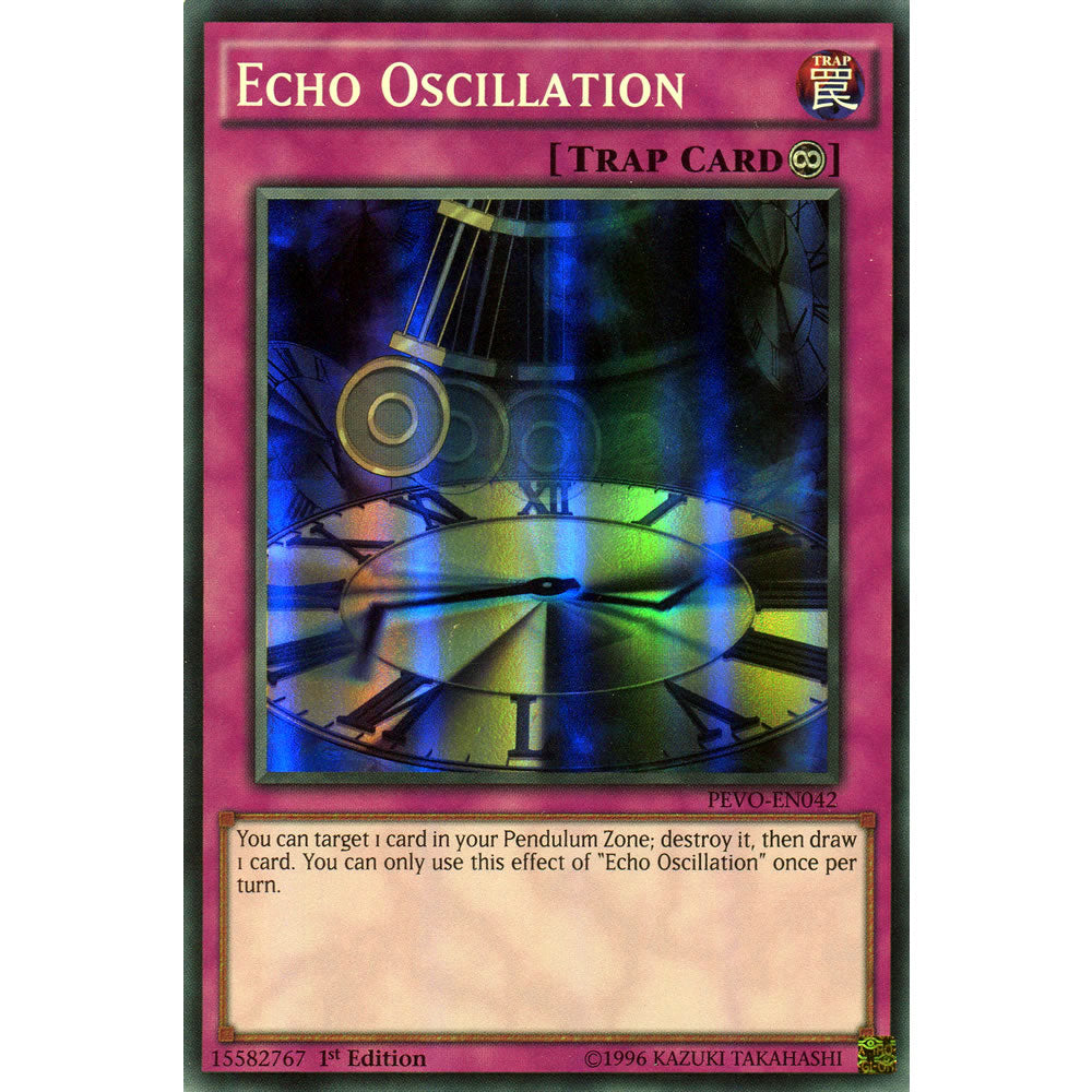 Echo Oscillation PEVO-EN042 Yu-Gi-Oh! Card from the Pendulum Evolution Set