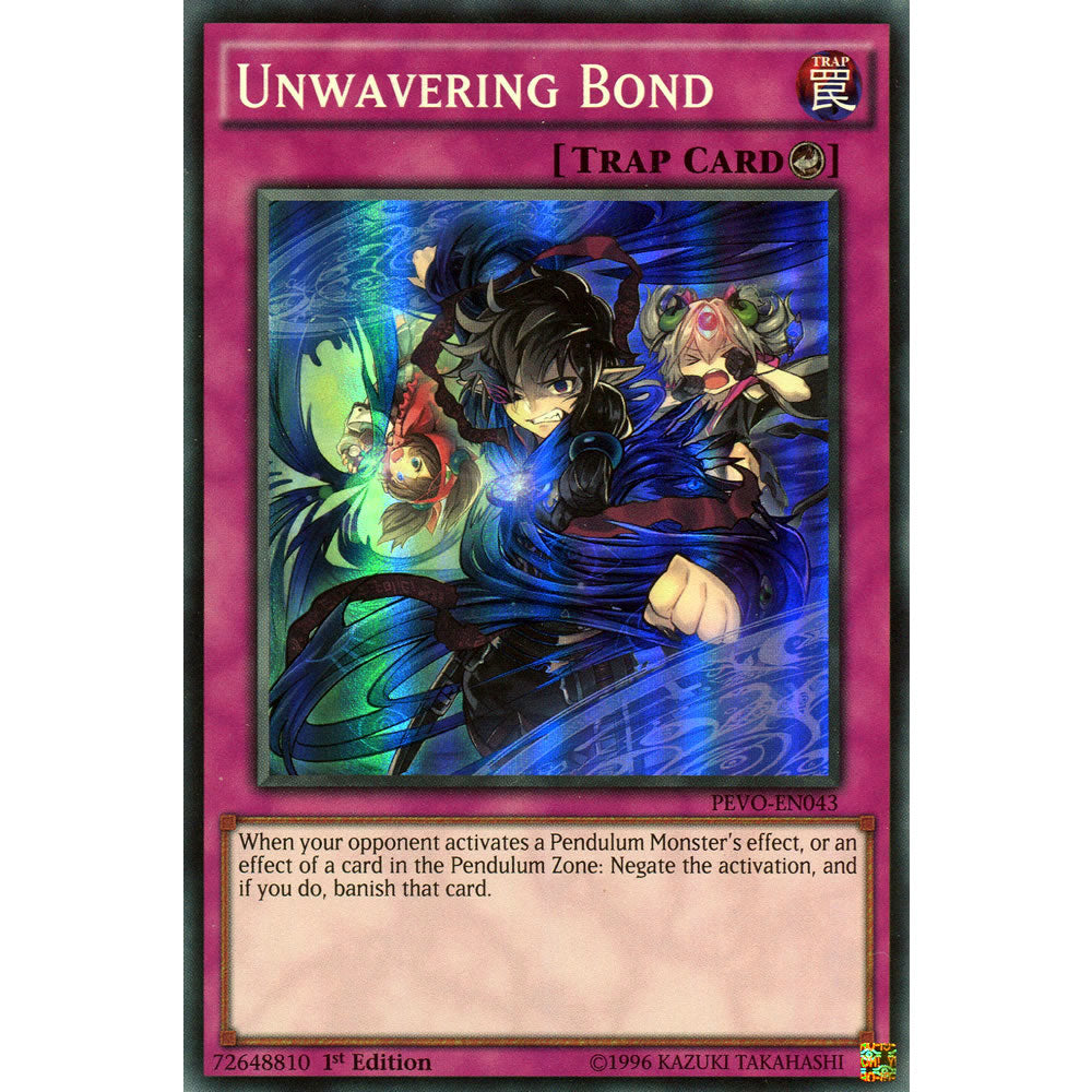 Unwavering Bond PEVO-EN043 Yu-Gi-Oh! Card from the Pendulum Evolution Set