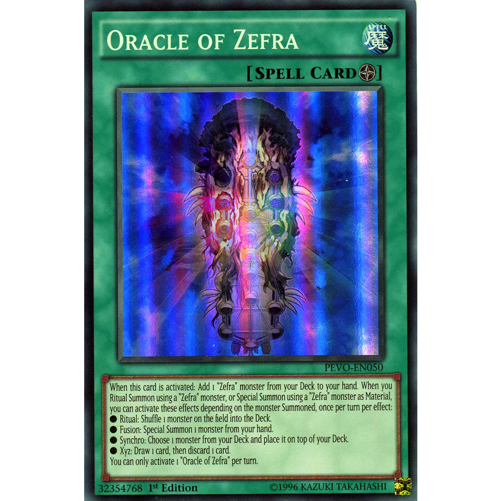 Oracle of Zefra PEVO-EN050 Yu-Gi-Oh! Card from the Pendulum Evolution Set