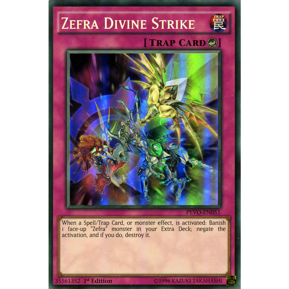 Zefra Divine Strike PEVO-EN051 Yu-Gi-Oh! Card from the Pendulum Evolution Set