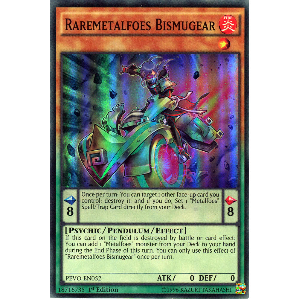 Raremetalfoes Bismugear PEVO-EN052 Yu-Gi-Oh! Card from the Pendulum Evolution Set
