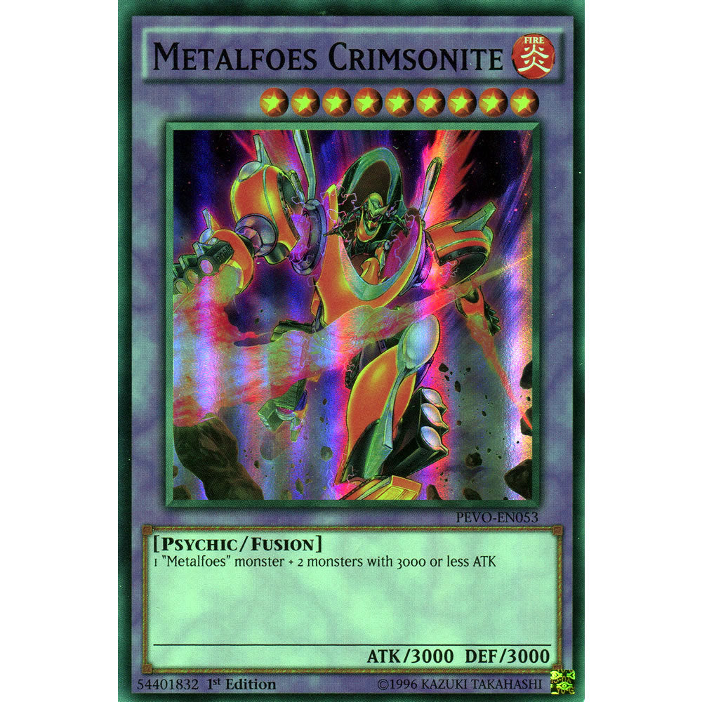 Metalfoes Crimsonite PEVO-EN053 Yu-Gi-Oh! Card from the Pendulum Evolution Set