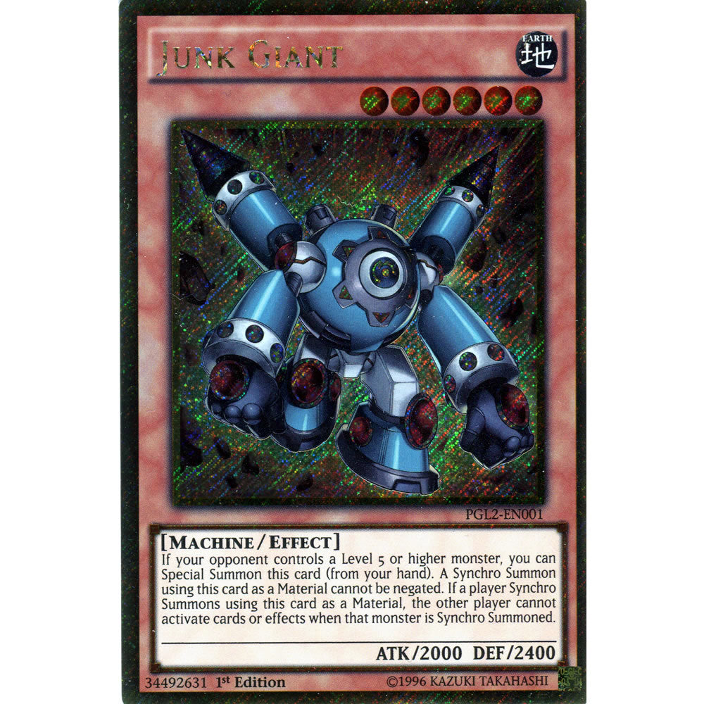 Junk Giant PGL2-EN001 Yu-Gi-Oh! Card from the Premium Gold: Return of the Bling Set