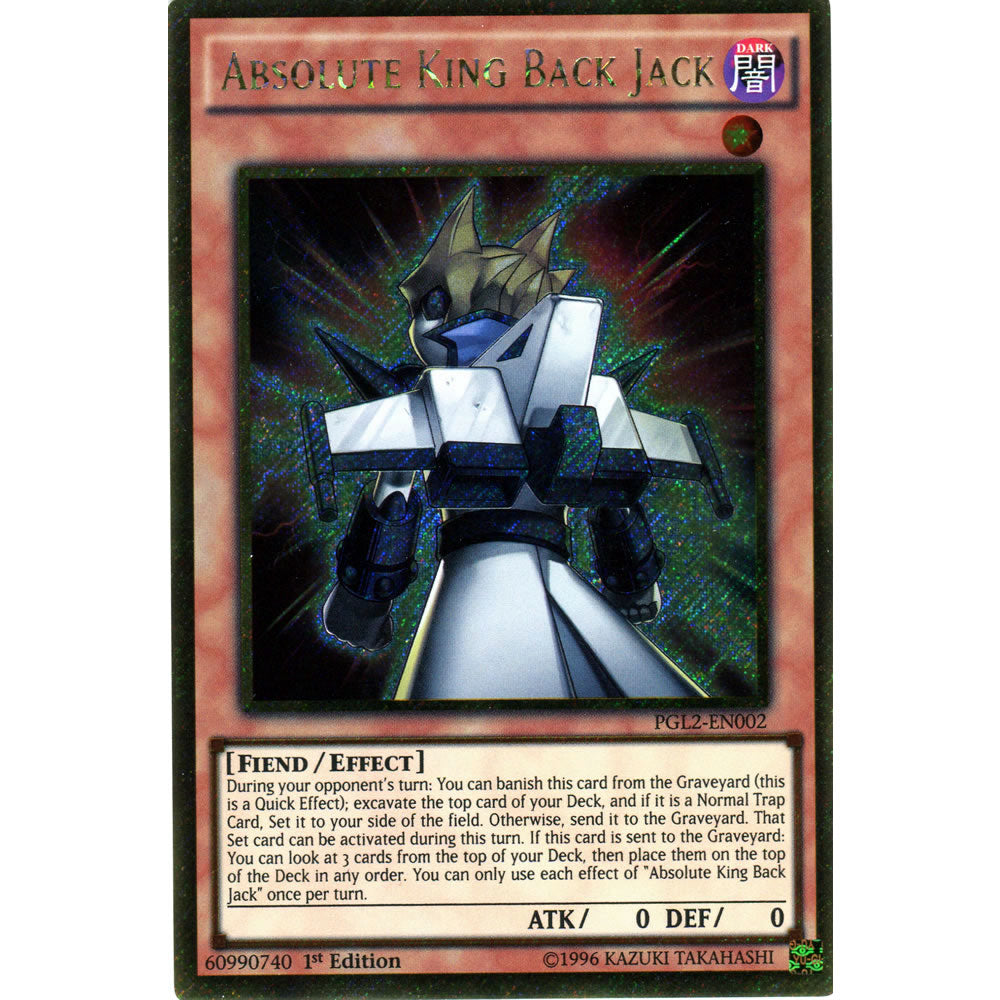 Absolute King Back Jack PGL2-EN002 Yu-Gi-Oh! Card from the Premium Gold: Return of the Bling Set