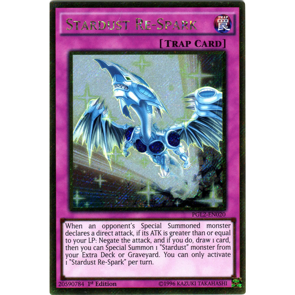 Stardust Re-Spark PGL2-EN020 Yu-Gi-Oh! Card from the Premium Gold: Return of the Bling Set