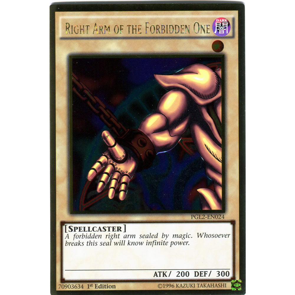 Right Arm of the Forbidden One PGL2-EN024 Yu-Gi-Oh! Card from the Premium Gold: Return of the Bling Set