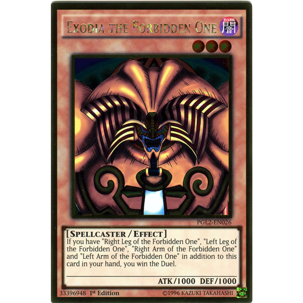 Exodia the Forbidden One PGL2-EN026 Yu-Gi-Oh! Card from the Premium Gold: Return of the Bling Set