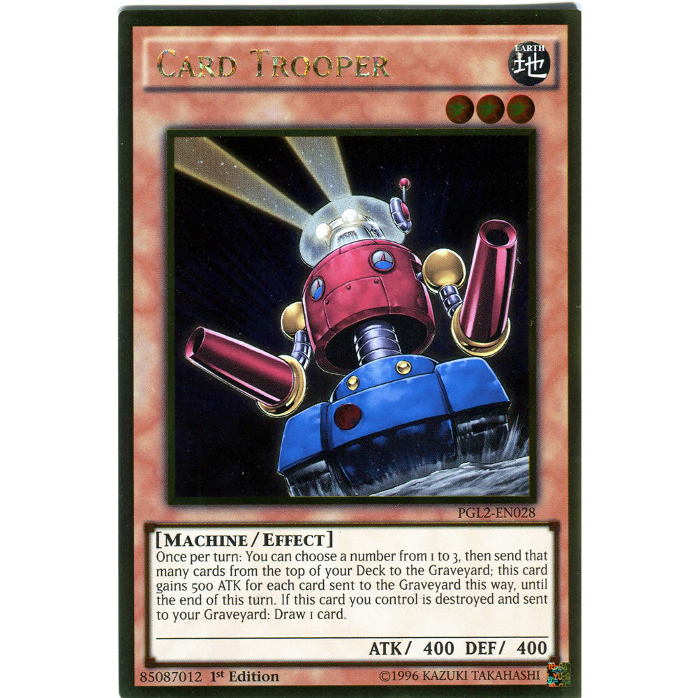 Card Trooper PGL2-EN028 Yu-Gi-Oh! Card from the Premium Gold: Return of the Bling Set