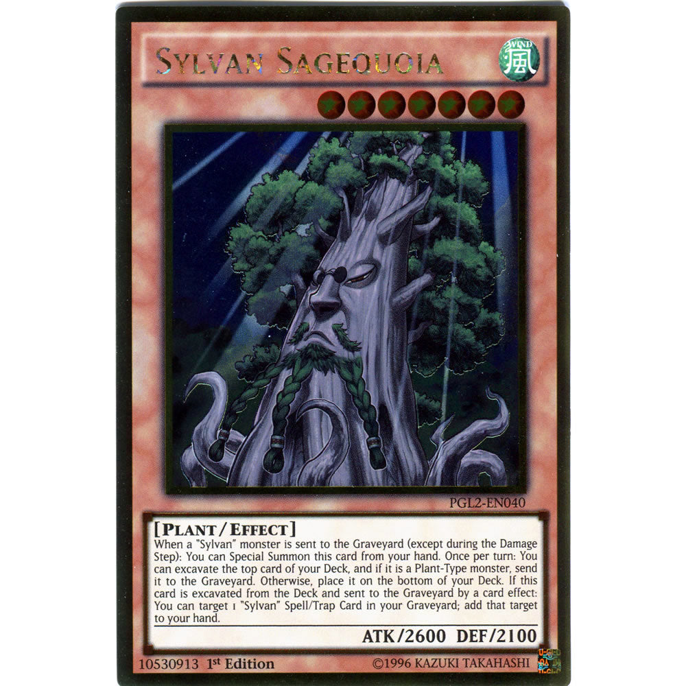 Sylvan Sagequoia PGL2-EN040 Yu-Gi-Oh! Card from the Premium Gold: Return of the Bling Set