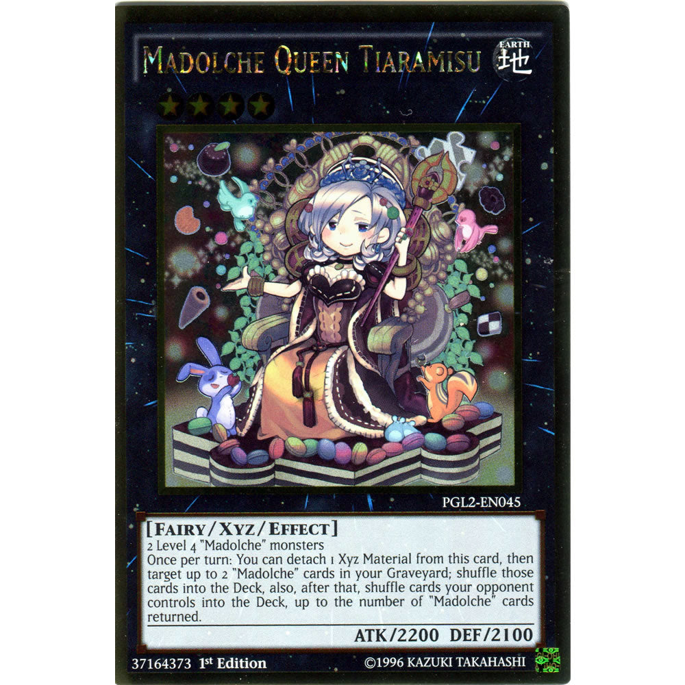 Madolche Queen Tiaramisu PGL2-EN045 Yu-Gi-Oh! Card from the Premium Gold: Return of the Bling Set