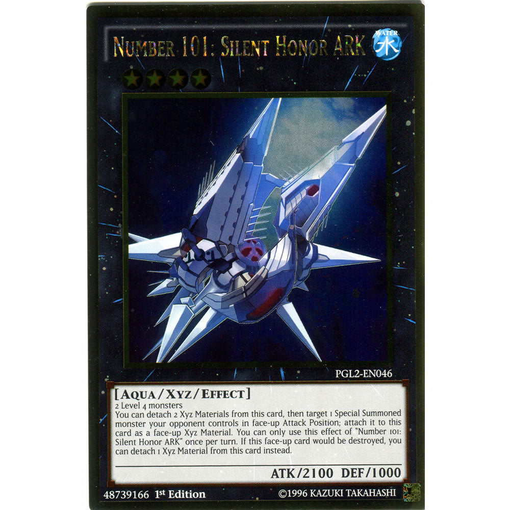 Number 101: Silent Honor ARK PGL2-EN046 Yu-Gi-Oh! Card from the Premium Gold: Return of the Bling Set