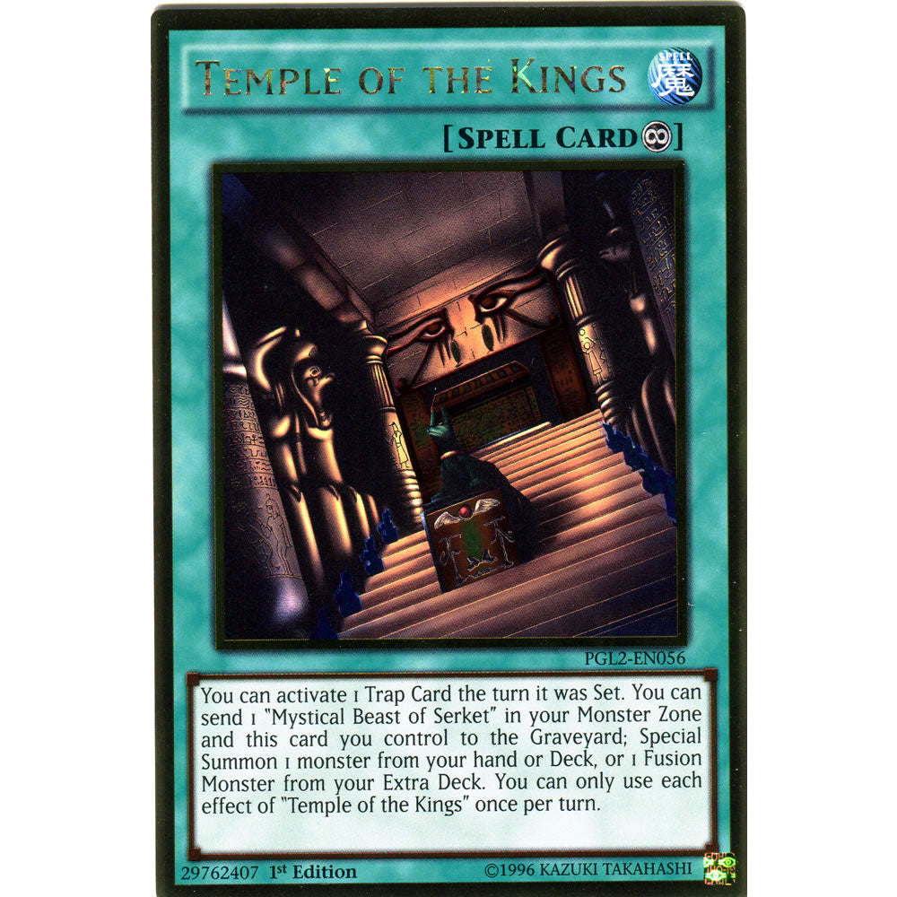 Temple of the Kings PGL2-EN056 Yu-Gi-Oh! Card from the Premium Gold: Return of the Bling Set