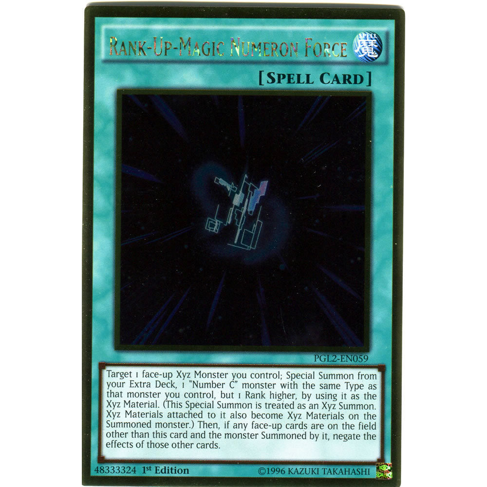 Rank-Up-Magic Numeron Force PGL2-EN059 Yu-Gi-Oh! Card from the Premium Gold: Return of the Bling Set