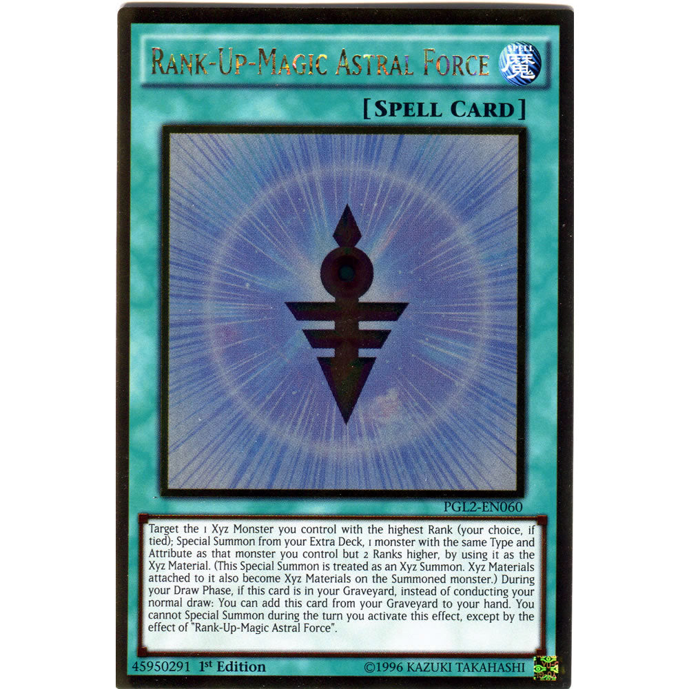 Rank-Up-Magic Astral Force PGL2-EN060 Yu-Gi-Oh! Card from the Premium Gold: Return of the Bling Set