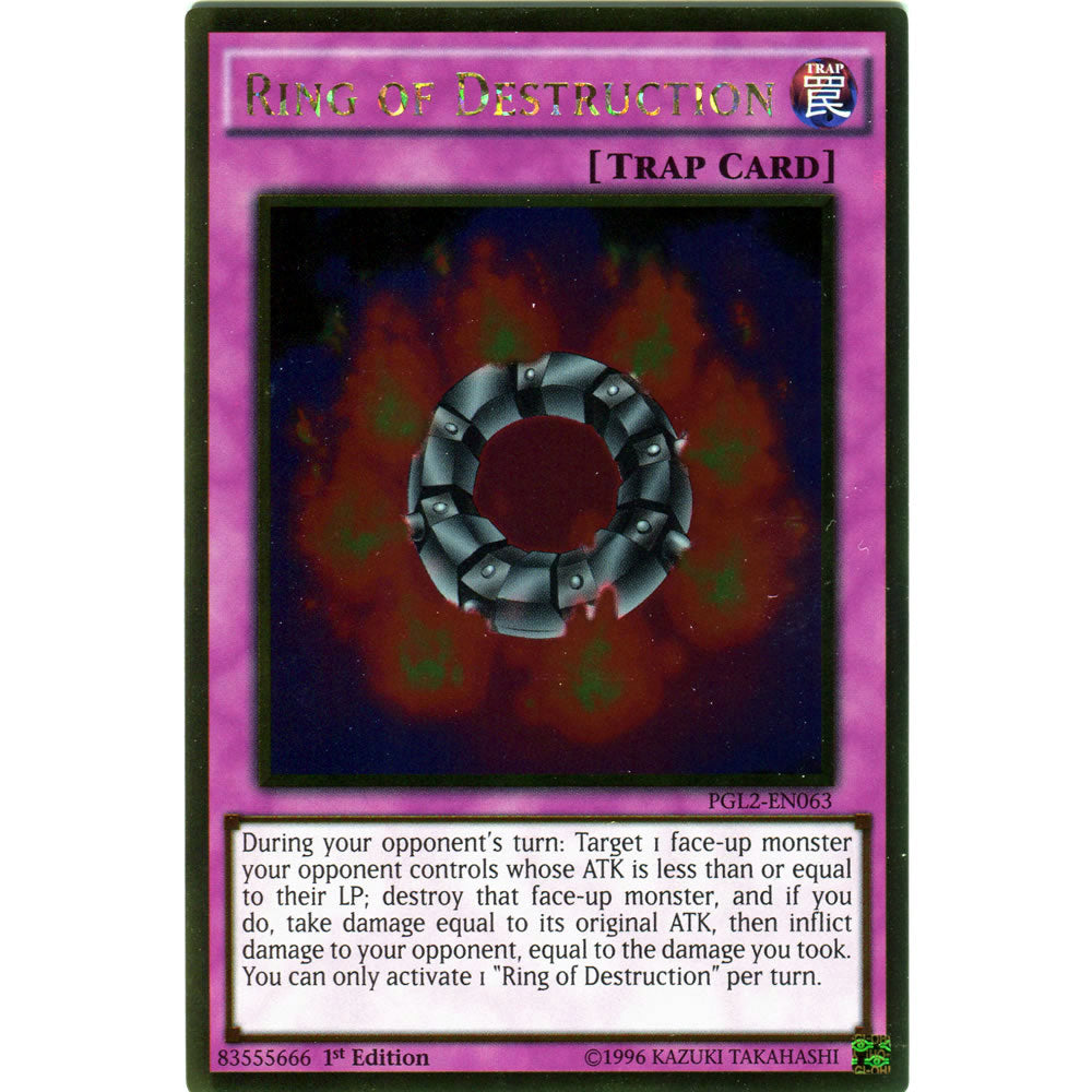 Ring of Destruction PGL2-EN063 Yu-Gi-Oh! Card from the Premium Gold: Return of the Bling Set