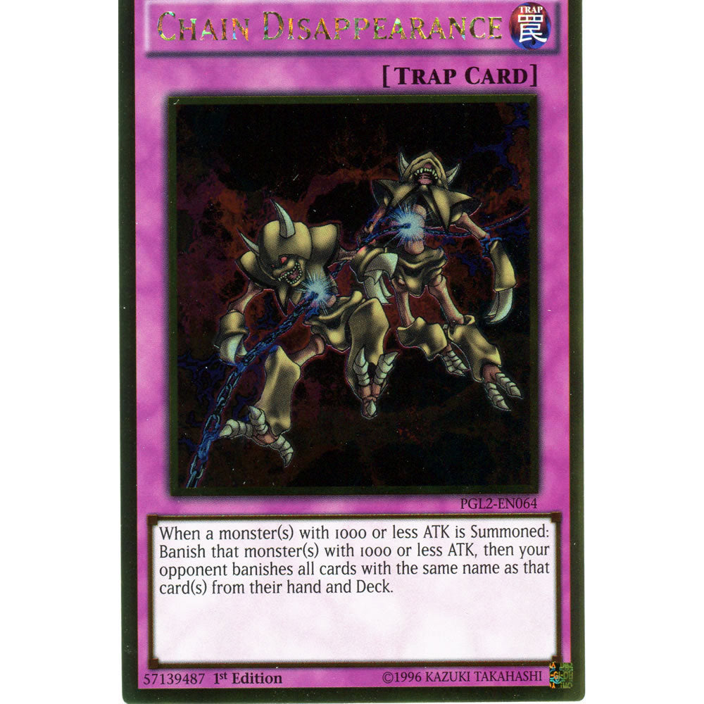 Chain Disappearance PGL2-EN064 Yu-Gi-Oh! Card from the Premium Gold: Return of the Bling Set