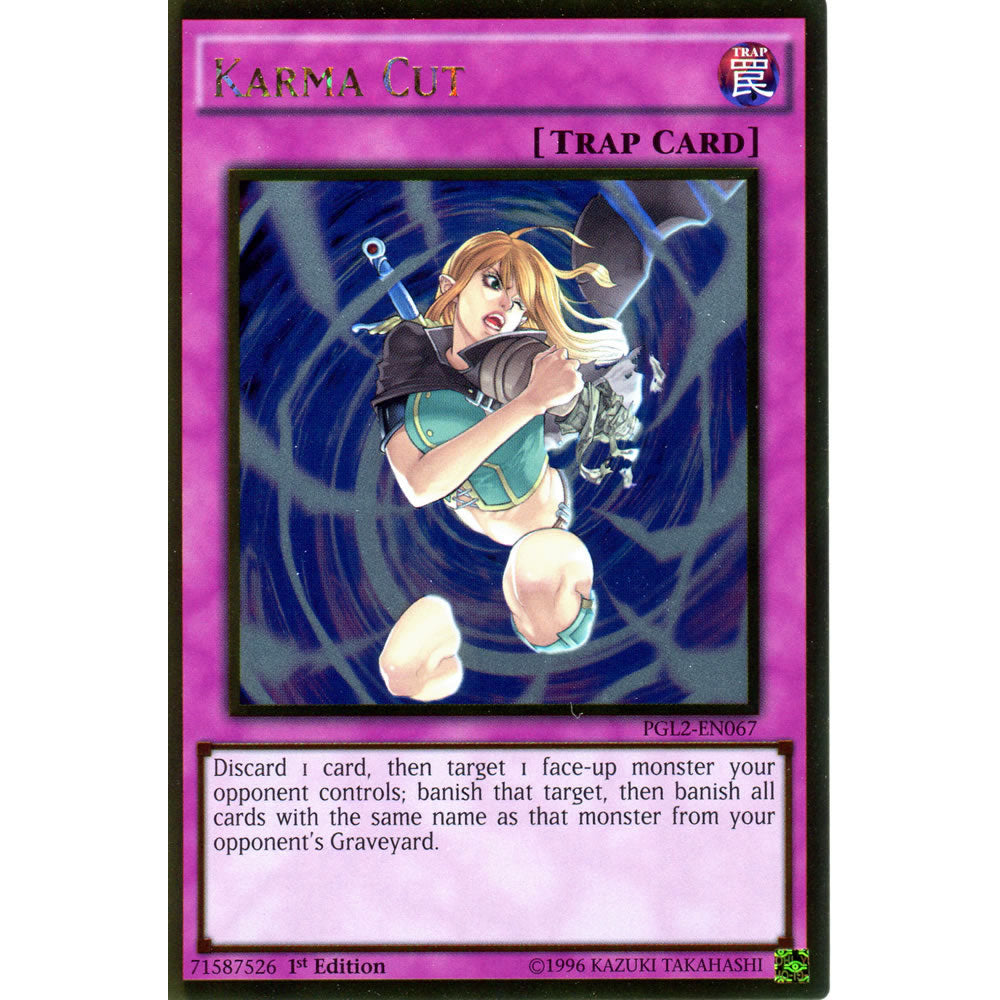 Karma Cut PGL2-EN067 Yu-Gi-Oh! Card from the Premium Gold: Return of the Bling Set