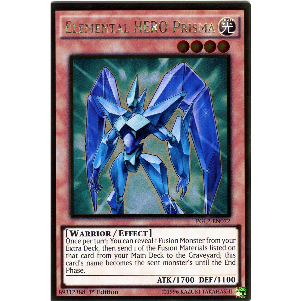 Elemental HERO Prisma PGL2-EN072 Yu-Gi-Oh! Card from the Premium Gold: Return of the Bling Set
