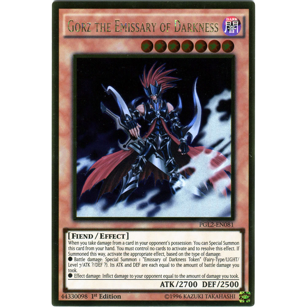 Gorz the Emissary of Darkness PGL2-EN081 Yu-Gi-Oh! Card from the Premium Gold: Return of the Bling Set