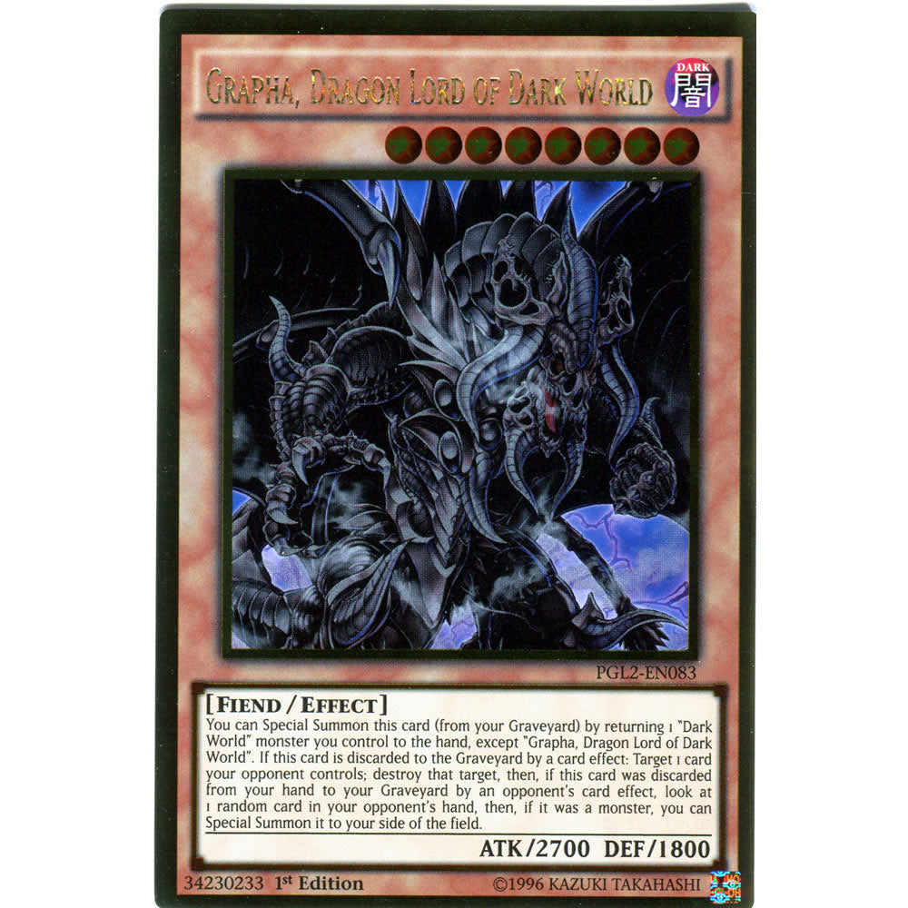 Grapha, Dragon Lord of Dark World PGL2-EN083 Yu-Gi-Oh! Card from the Premium Gold: Return of the Bling Set