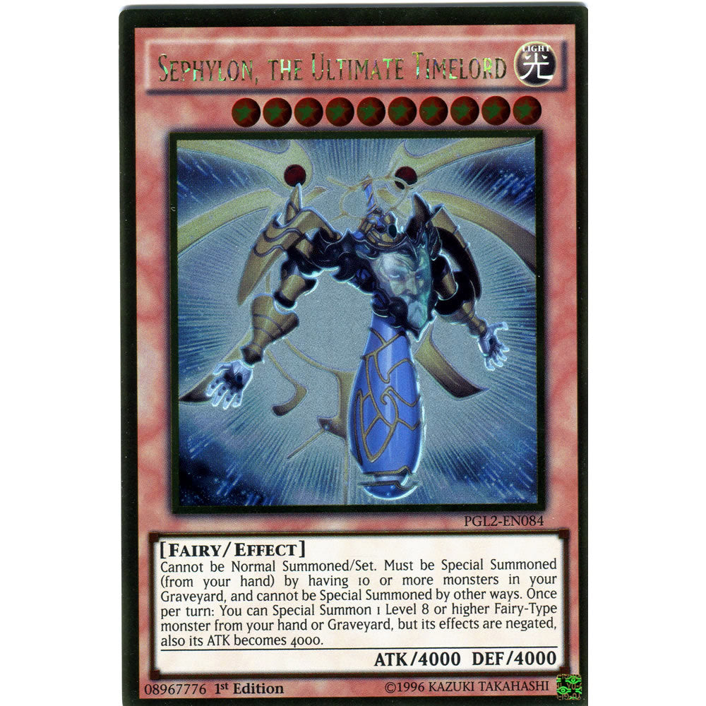 Sephylon, the Ultimate Timelord PGL2-EN084 Yu-Gi-Oh! Card from the Premium Gold: Return of the Bling Set