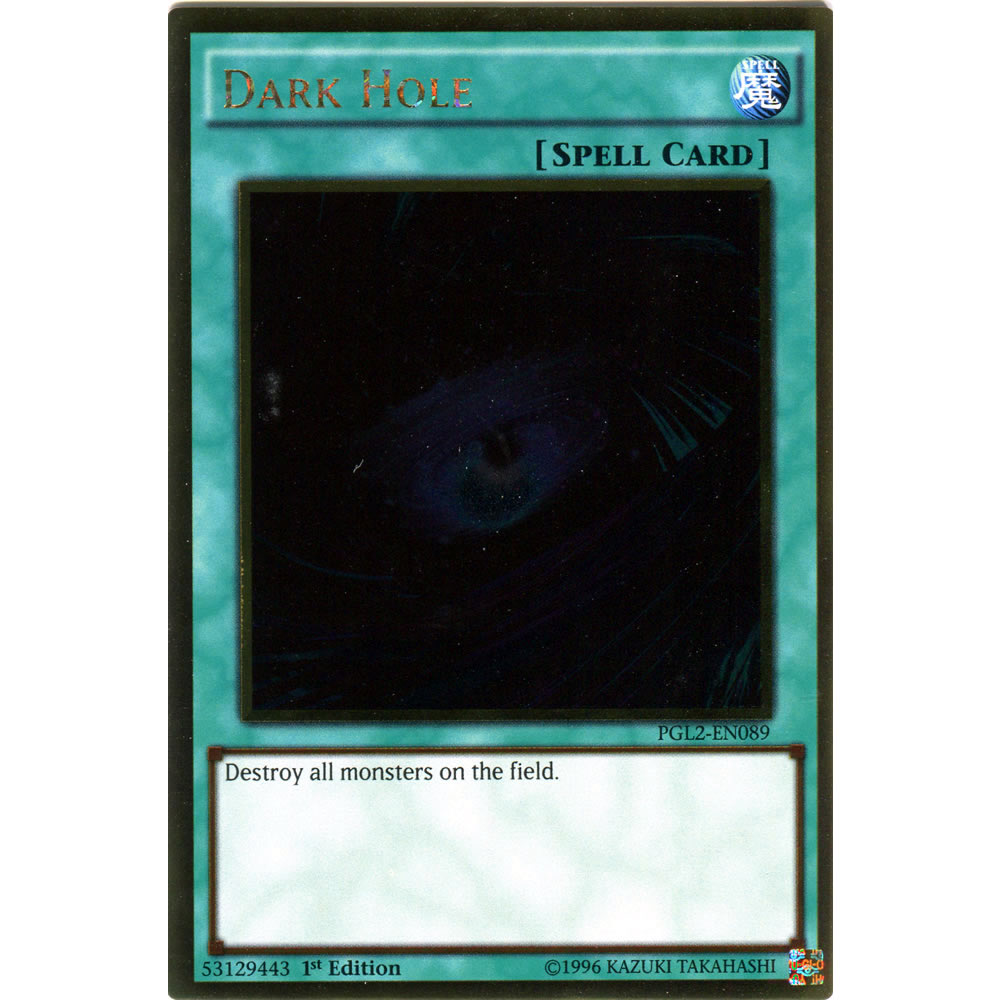 Dark Hole PGL2-EN089 Yu-Gi-Oh! Card from the Premium Gold: Return of the Bling Set
