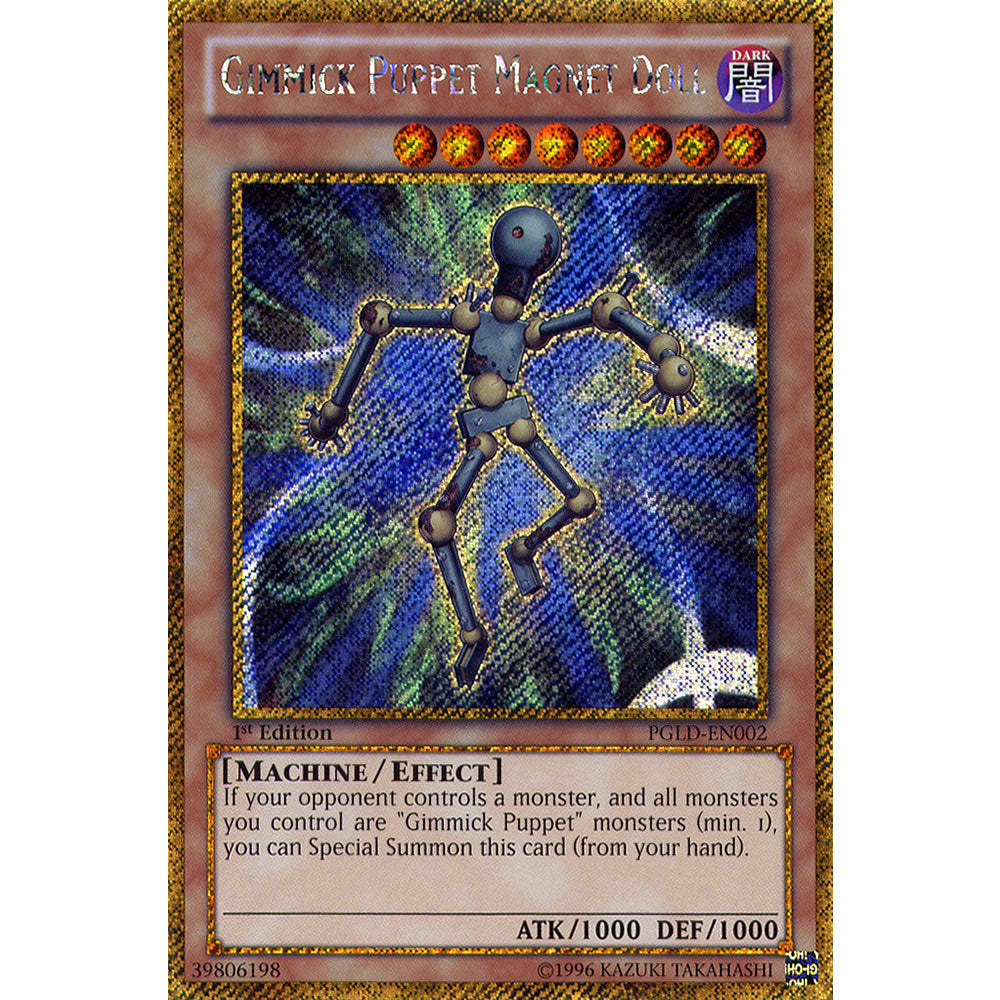 Gimmick Puppet Magnet Doll PGLD-EN002 Yu-Gi-Oh! Card from the Premium Gold Set