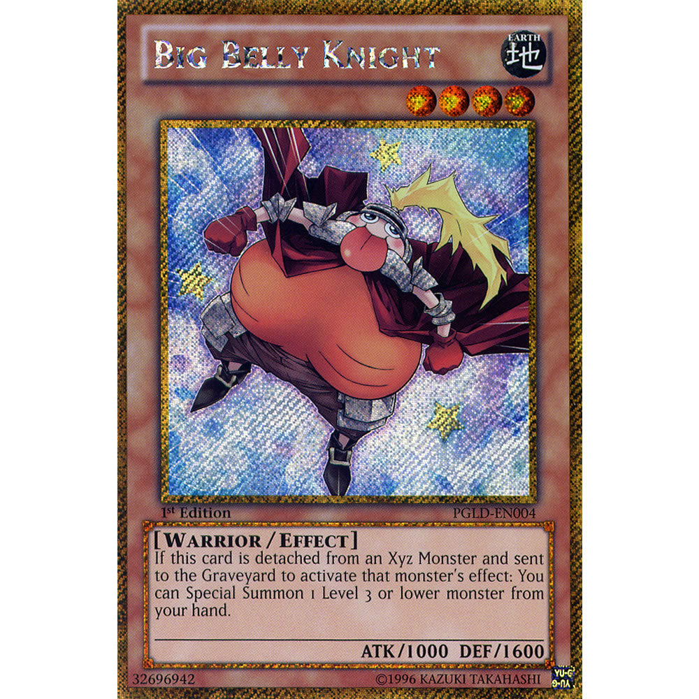 Big Belly Knight PGLD-EN004 Yu-Gi-Oh! Card from the Premium Gold Set