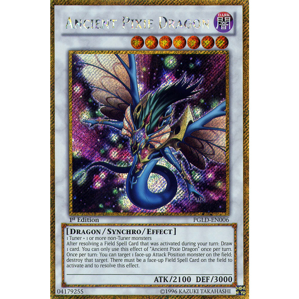 Ancient Pixie Dragon PGLD-EN006 Yu-Gi-Oh! Card from the Premium Gold Set