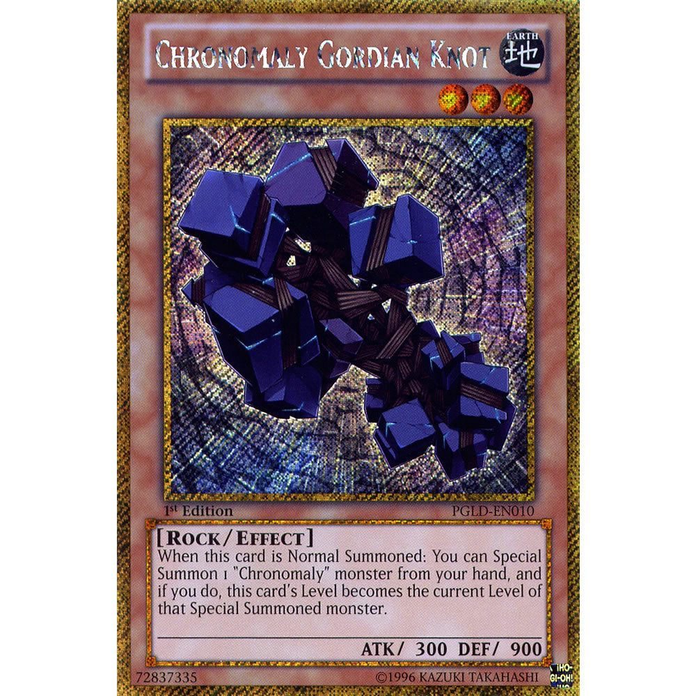 Chronomaly Gordian Knot PGLD-EN010 Yu-Gi-Oh! Card from the Premium Gold Set