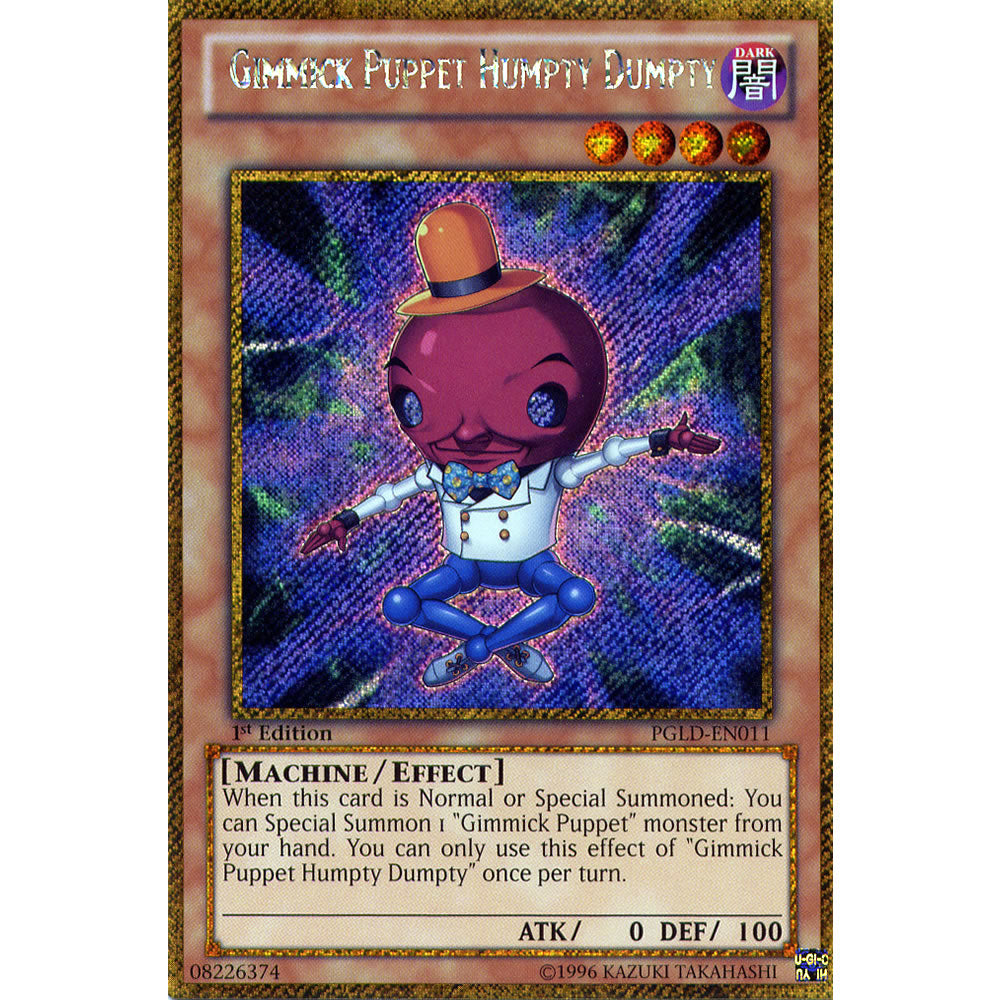 Gimmick Puppet Humpty Dumpty PGLD-EN011 Yu-Gi-Oh! Card from the Premium Gold Set